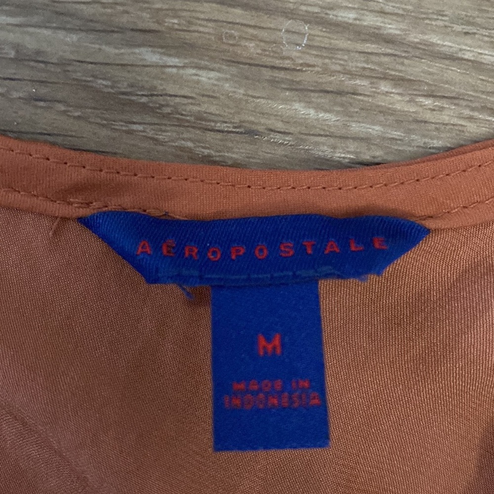 🥭 (4 for $15) Aeropostale Crop Top Burnt Orange/Copper - Picture 5 of 5